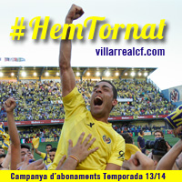 Hem Tornat. Campanya abonaments Villarreal CF publicitat 1